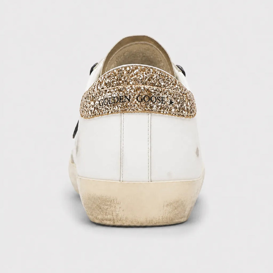 Golden Super-Star Glitter White Black