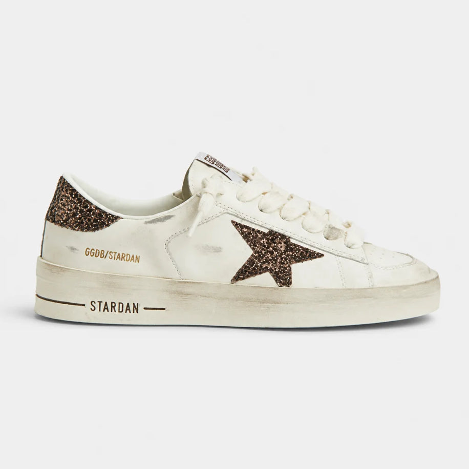 Golden Stardan Glitter Star White