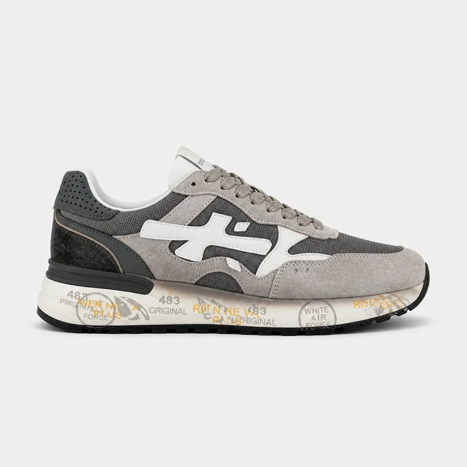 Premiata Grey White