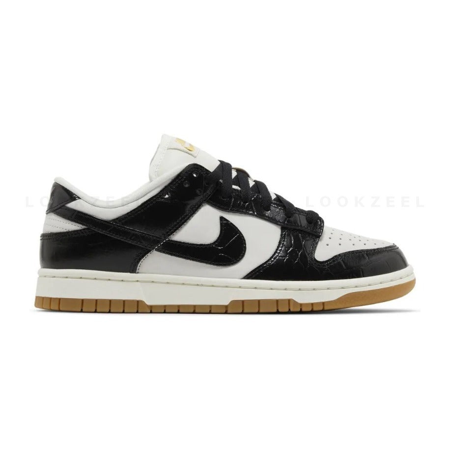 Nike Dunk Low LX Black Croc