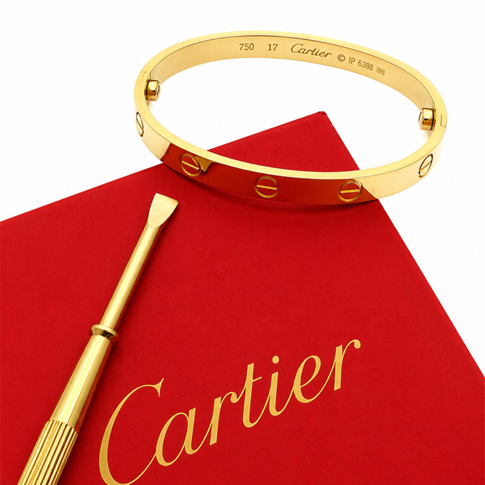 Cartier - Kelepçe Bileklik (Vidalı)