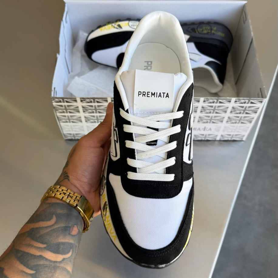 Premiata Mick Beyaz Siyah
