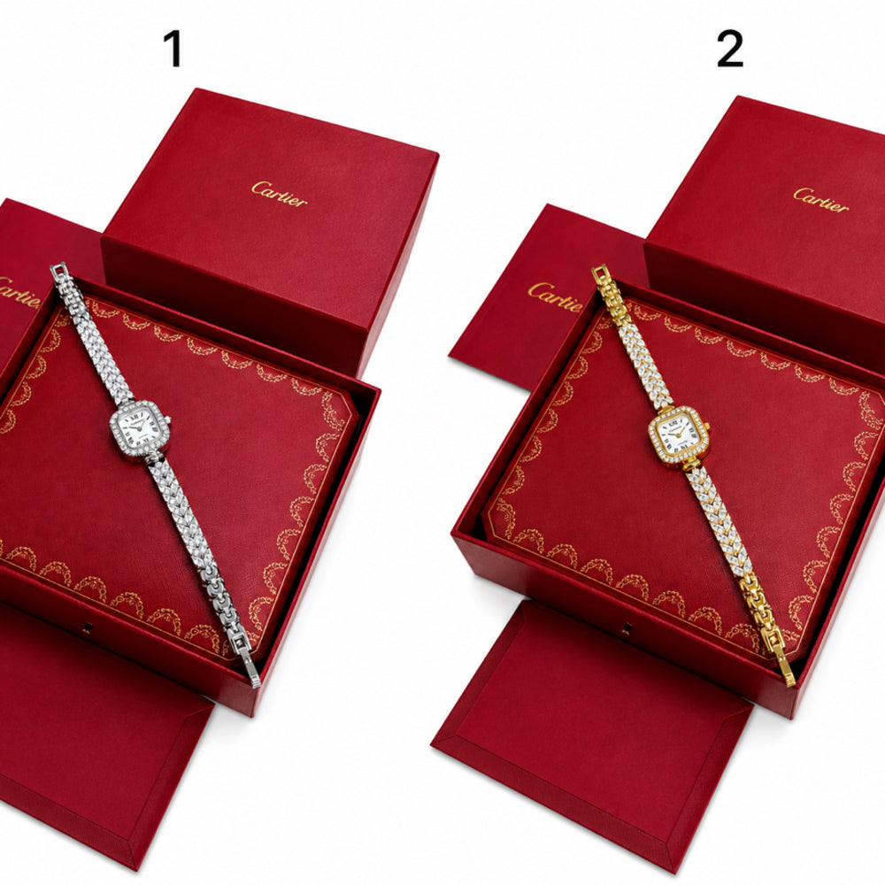 Cartier Taşlı Saat