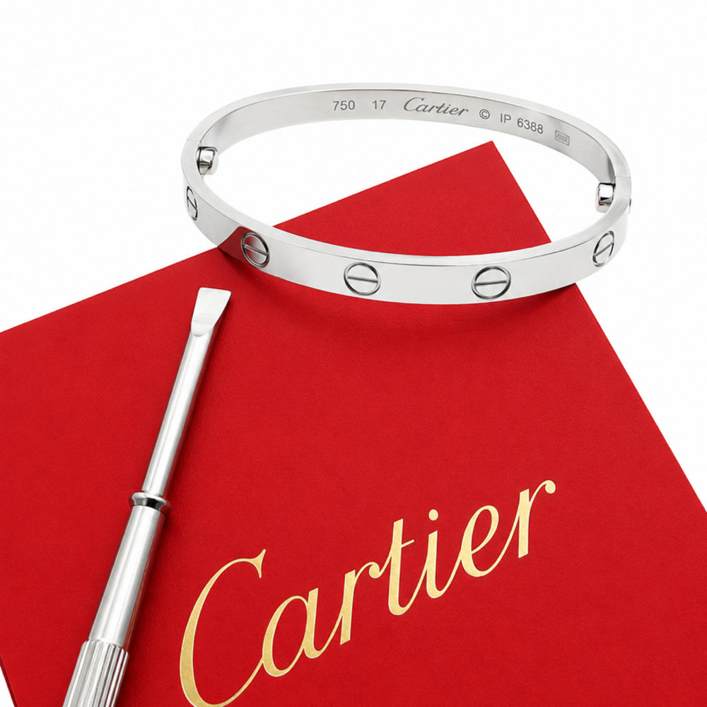 Cartier - Kelepçe Bileklik (Vidalı)