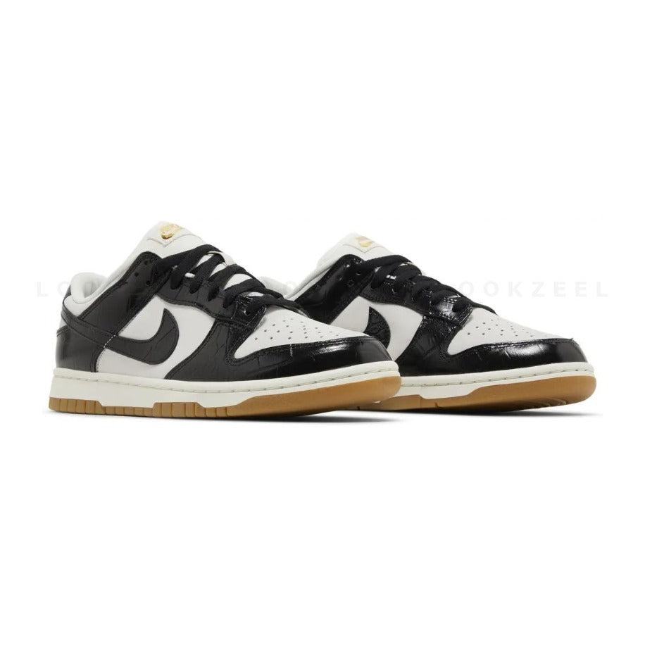 Nike Dunk Low LX Black Croc