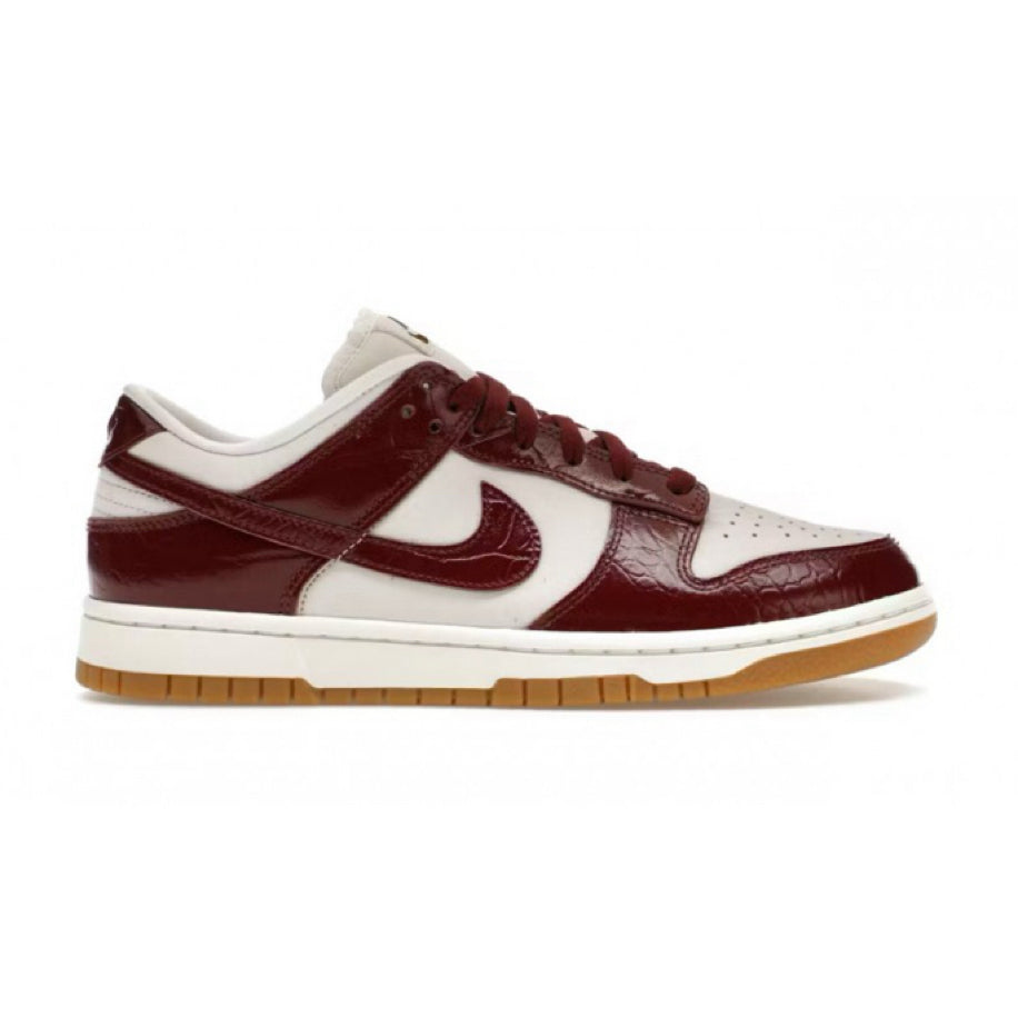 Nike Dunk Low LX Bordeaux Croc