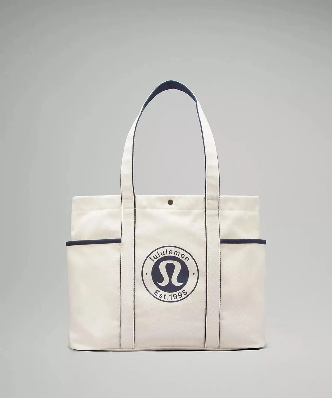 Lululemon Canvas Multi Pocket Tote Bag