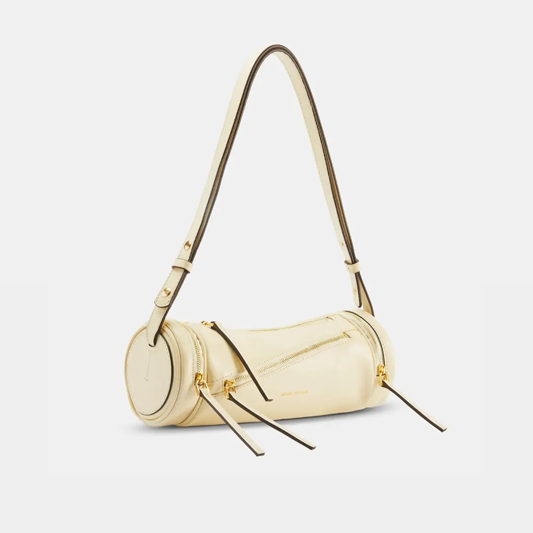 MANU ATELIER MULTI ZIPPED CYLINDER - CREAM