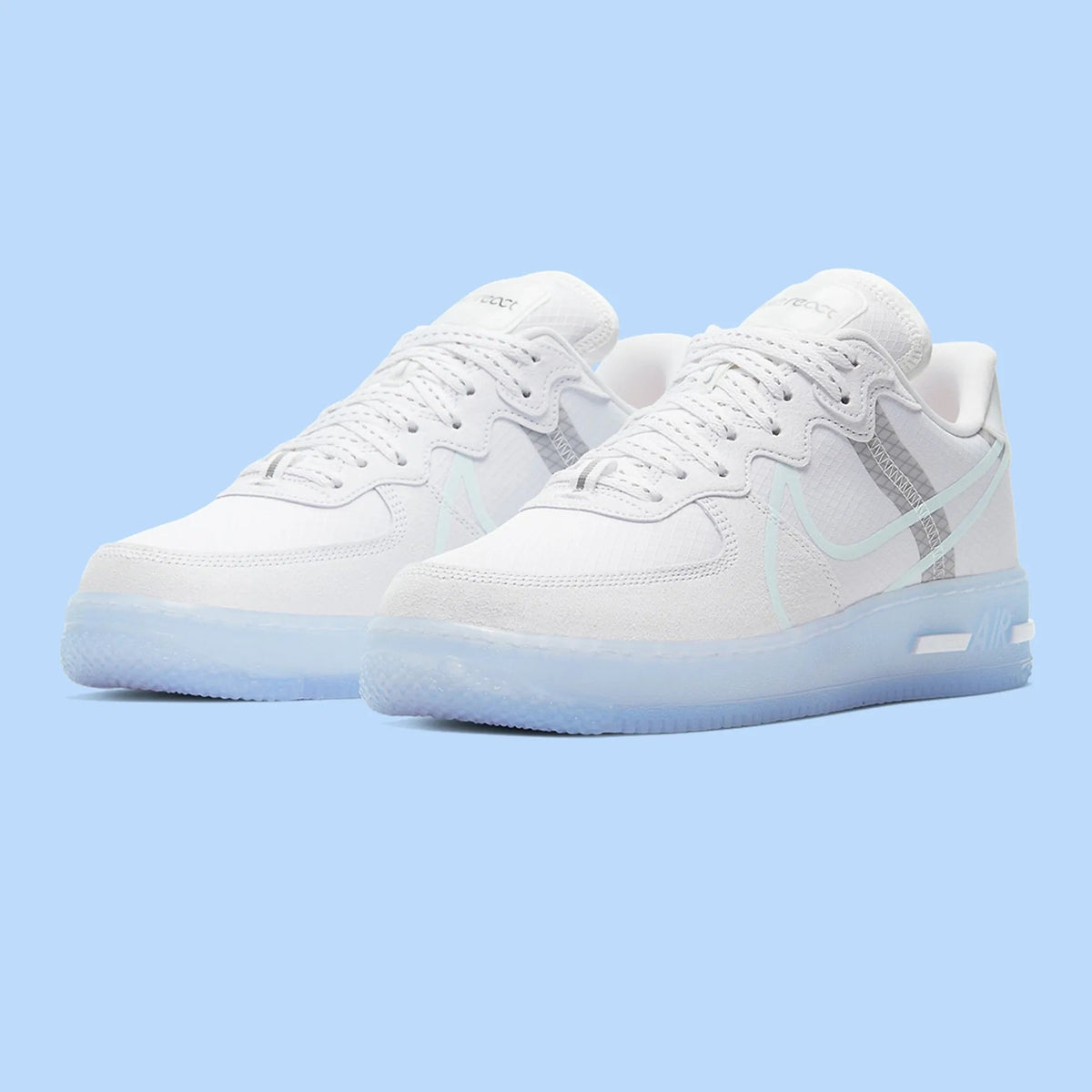 Nike Air Force 1 React White Light Bone - LNT STEP-Sneaker - Nike -  - 35743480 - 36 - Nike Air Force 1 React White Light Bone -