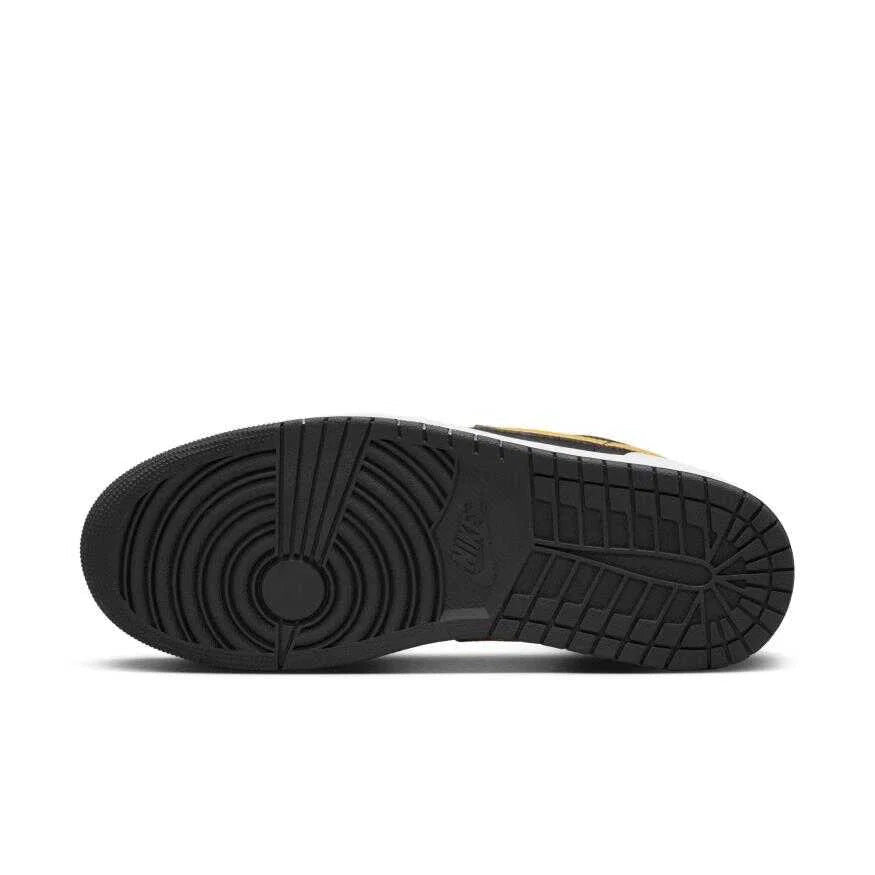 Nike Air Jordan 1 Low White Metallic Gold Black - LNT STEP-Sneaker - Nike -  -  - 36 - Nike Air Jordan 1 Low White Metallic Gold Black -