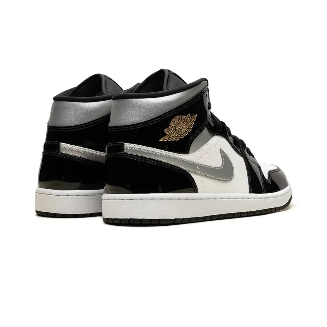 Nike Air Jordan 1 Mid Black Patent - LNT STEP-Sneaker - Nike -  - 79816440 - 36 - Nike Air Jordan 1 Mid Black Patent -