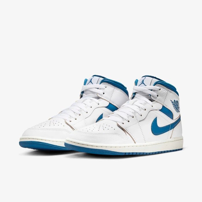 Nike Air Jordan 1 Mid Industrial Blue - LNT STEP-Sneaker - Nike -  -  - 36 - Nike Air Jordan 1 Mid Industrial Blue -