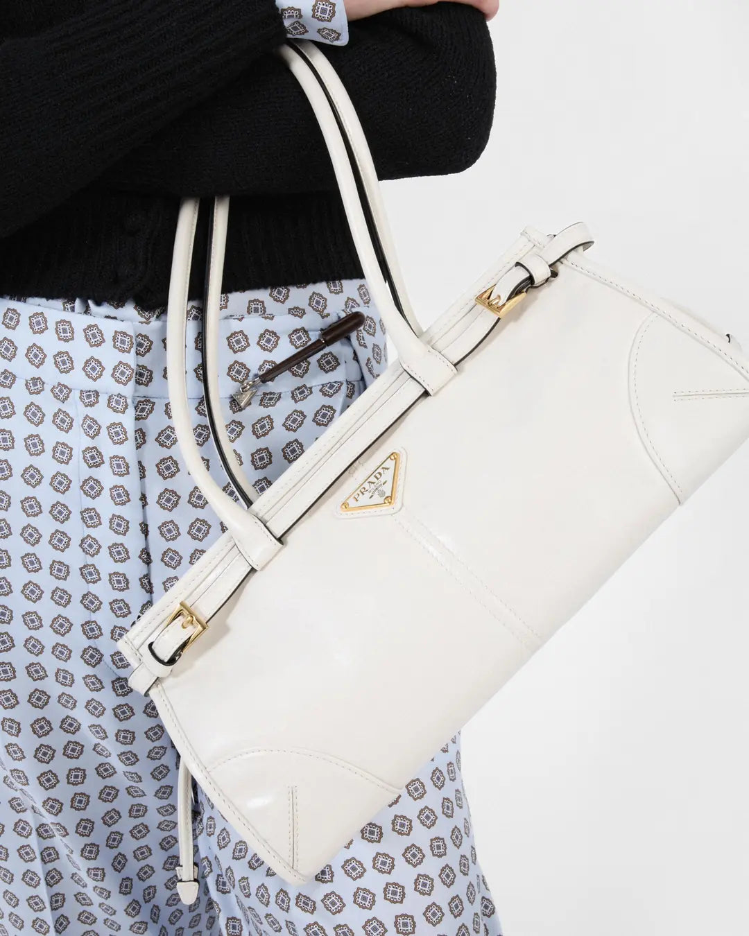 Prada Bonnie medium leather handbag