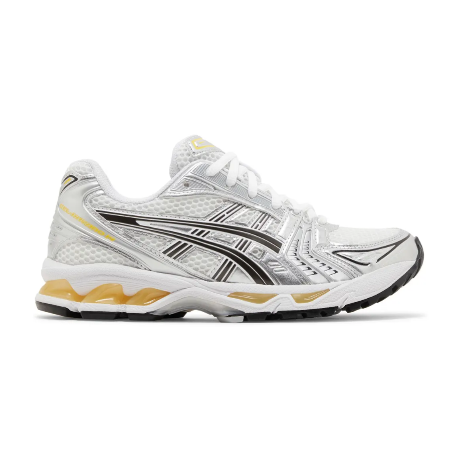 Asics Gel Kayano 14 White Tai-Chi Yellow