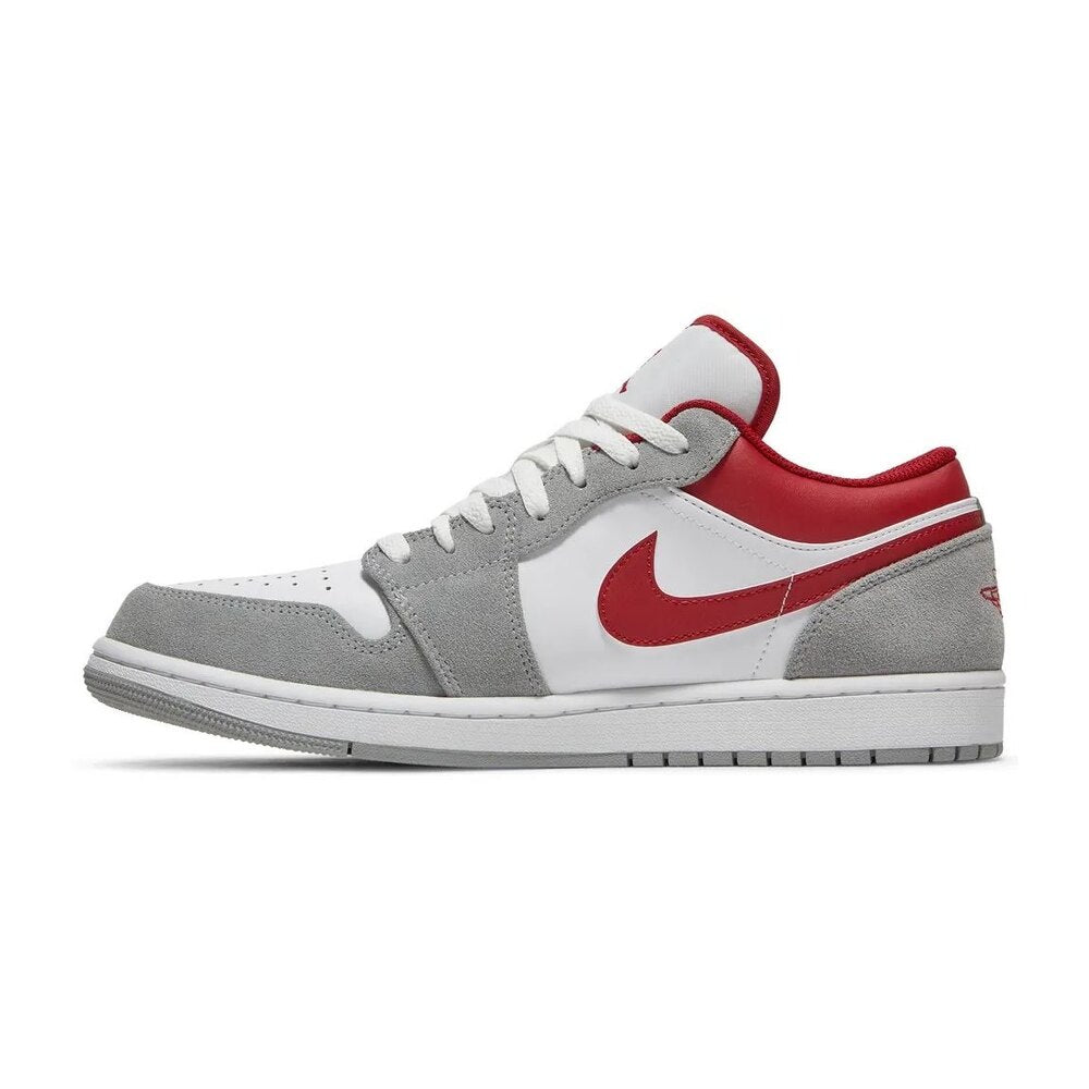 Air Jordan 1 Low SE Light Smoke Grey Gym Red