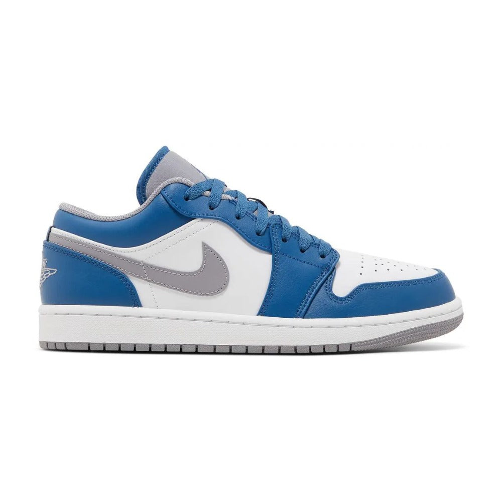 Air Jordan 1 Low True Blue Cement