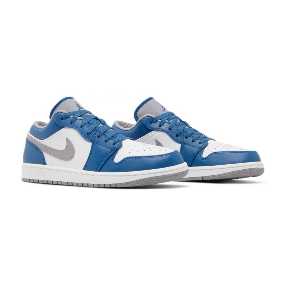 Air Jordan 1 Low True Blue Cement