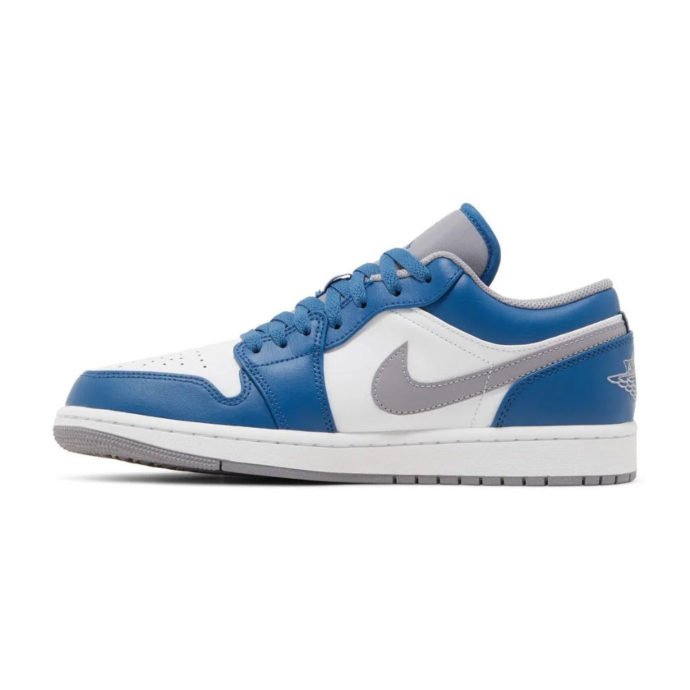Air Jordan 1 Low True Blue Cement