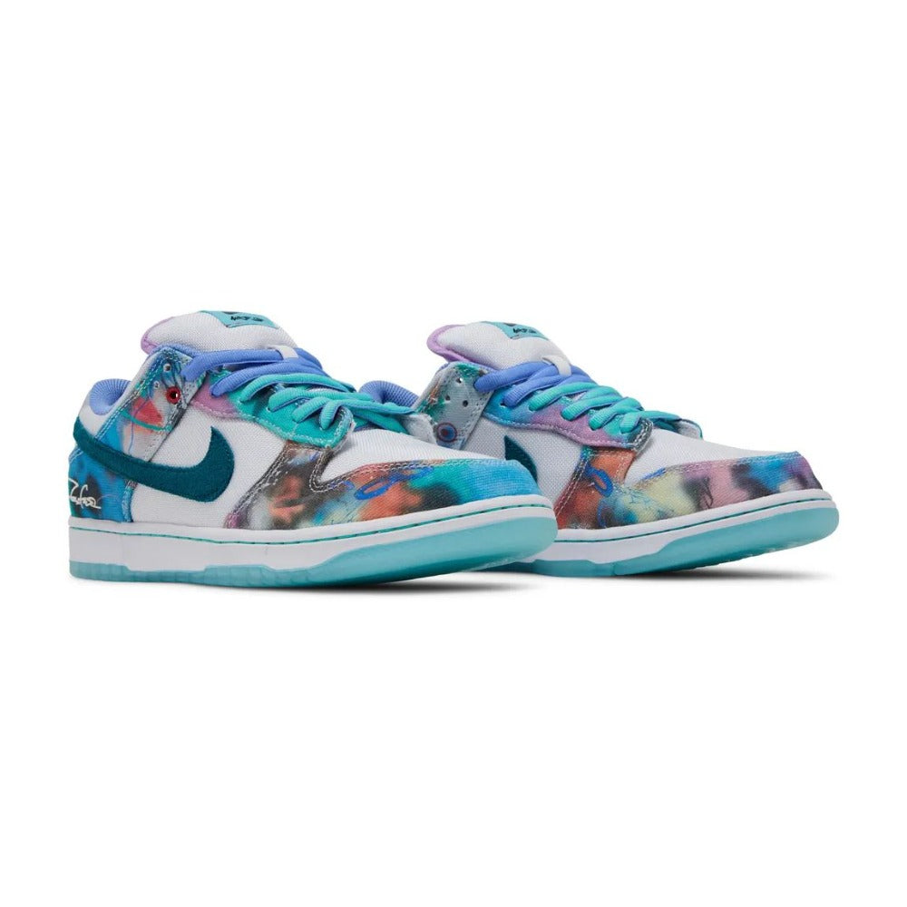 Futura Laboratories x Dunk Low SB Bleached Aqua