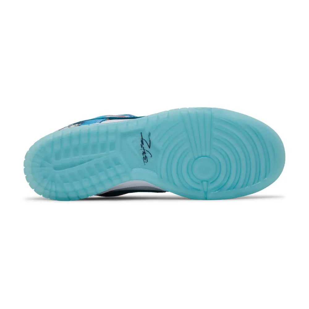 Futura Laboratories x Dunk Low SB Bleached Aqua