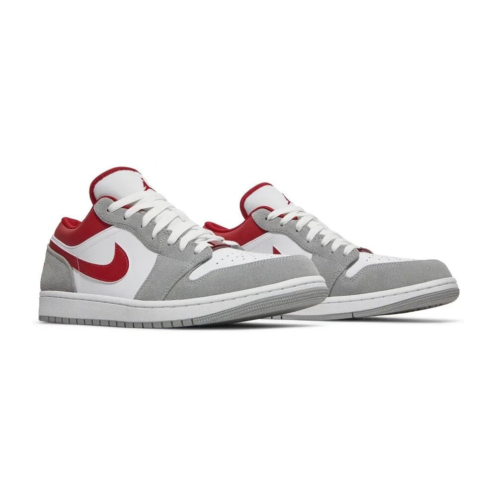 Air Jordan 1 Low SE Light Smoke Grey Gym Red