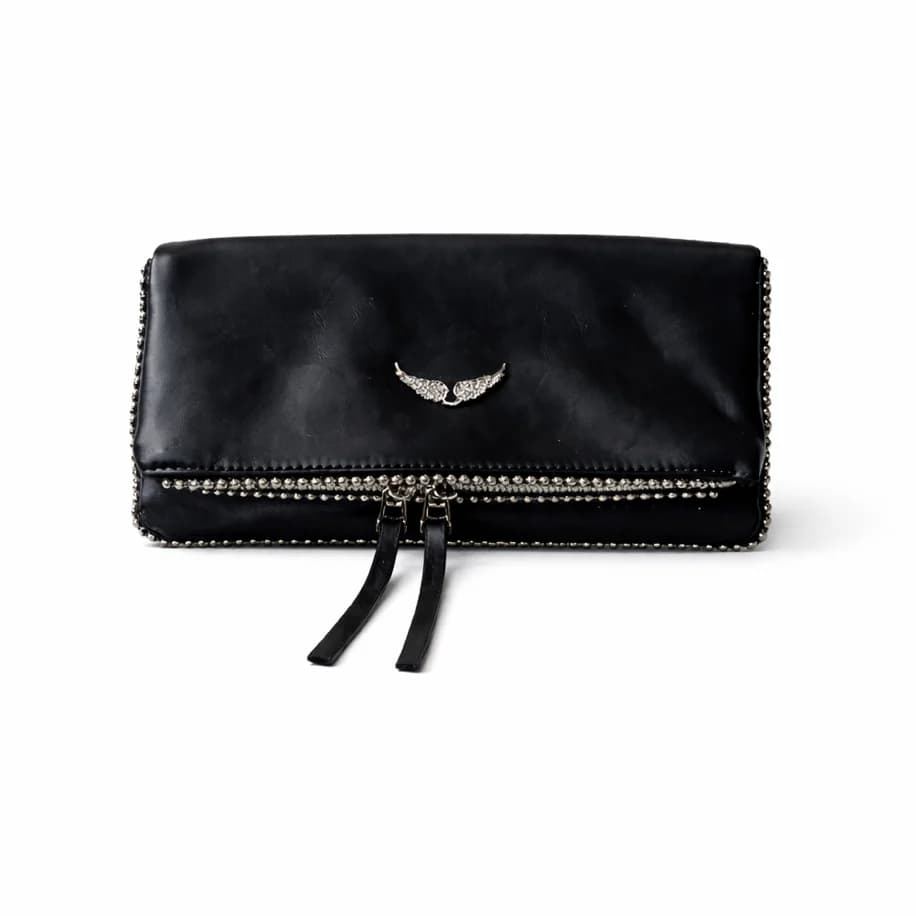 Zadıg & Voltaire Rock Swing Cloutch- - BLACK