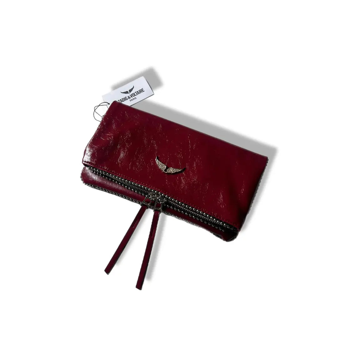 Zadıg & Voltaire Rock Swing Cloutch- - CHERRY RED