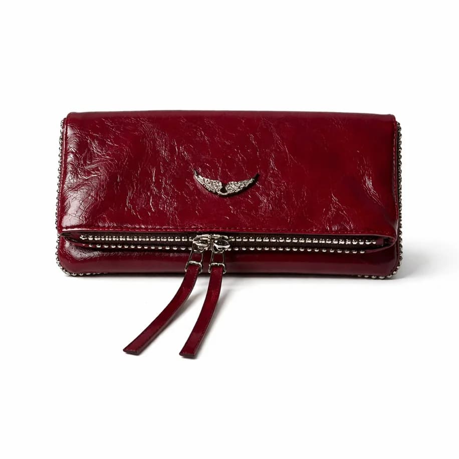 Zadıg & Voltaire Rock Swing Cloutch- - CHERRY RED
