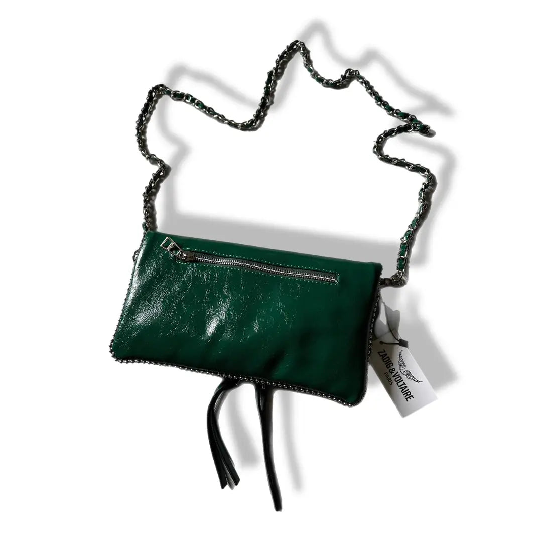 Zadıg & Voltaire Rock Swing Cloutch- - GREEN