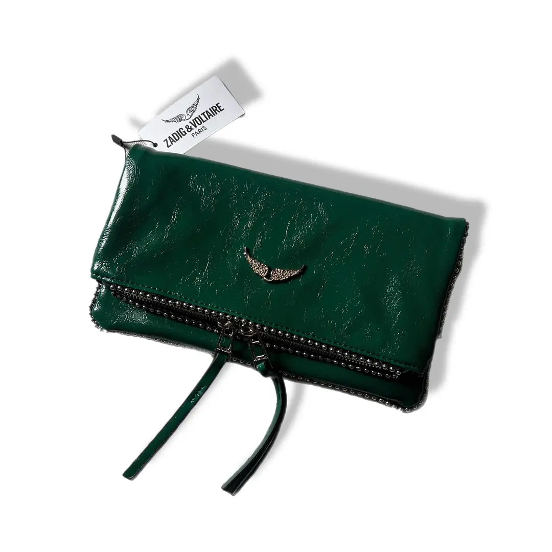 Zadıg & Voltaire Rock Swing Cloutch- - GREEN