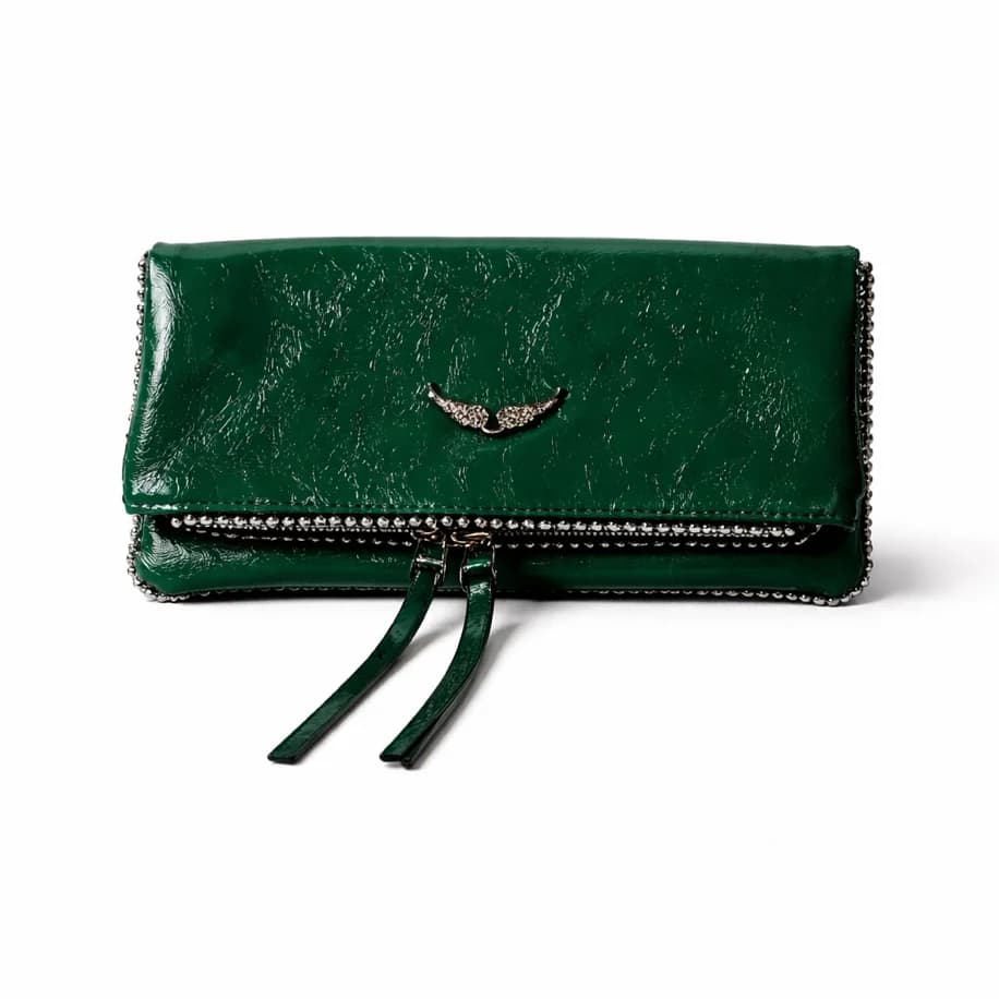 Zadıg & Voltaire Rock Swing Cloutch- - GREEN